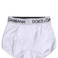 White Logo Waistband Coulotte Panty Underwear