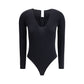 Black Polyamide Bodysuit