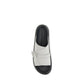 Gray Calf Leather Bos Taurus Platform Sandals