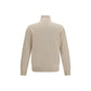 Beige Cashmere Turtleneck