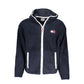 Blue Polyester Men's Jacket
