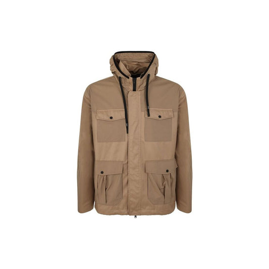 Brown Cotton Parka
