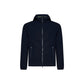 Blue Elastane Shell Jacket