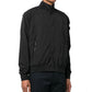 Black Polyester Bomber