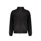 Black Cotton Full-Length Jacket