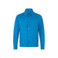 Blue Cotton Full-Length Jacket