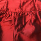 Red Silk Satin Bubble High Waist Mini Skirt