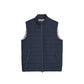 Blue Linen Sleeveless Jacket