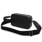 Black Leather Belt Bag