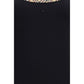 Black Elastane One-Piece Swimsuit