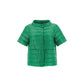 Bicolor Polyamide Full-Length Jacket