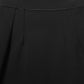 Black Nylon High Waist Fit Sheath Mini Skirt