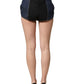 Blue Cotton High Waist Denim Hotpants Shorts