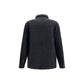 Black Cotton Full-Length Jacket