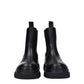 Black Leather Ankle Boots