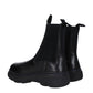 Black Leather Ankle Boots