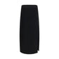 Black Acetate Long Skirt