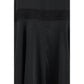 Black Silk Casual Dress