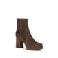 Brown Calf Leather Bos Taurus Ankle Boots