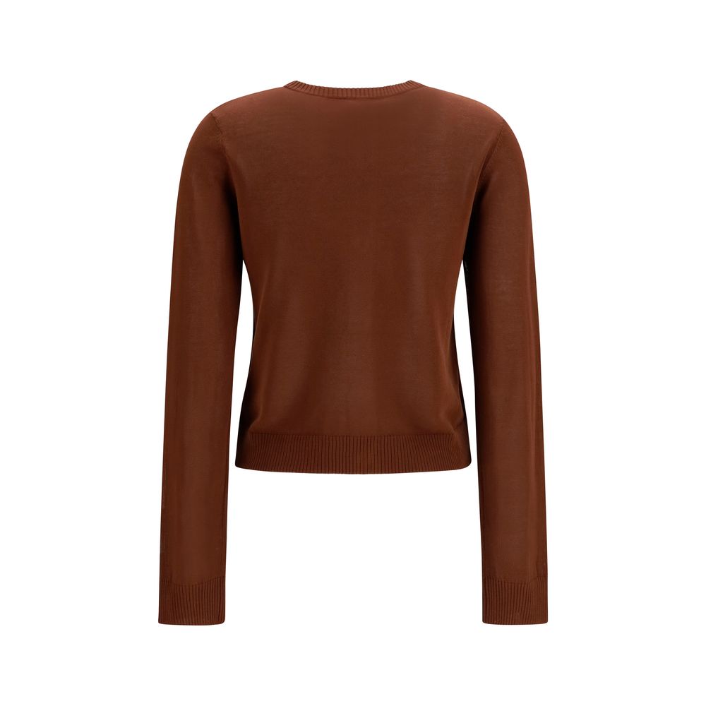Brown Cotton Cardigan