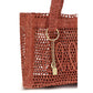 Brown Raffia Shoulder Bag