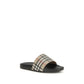 Black Rubber Slides