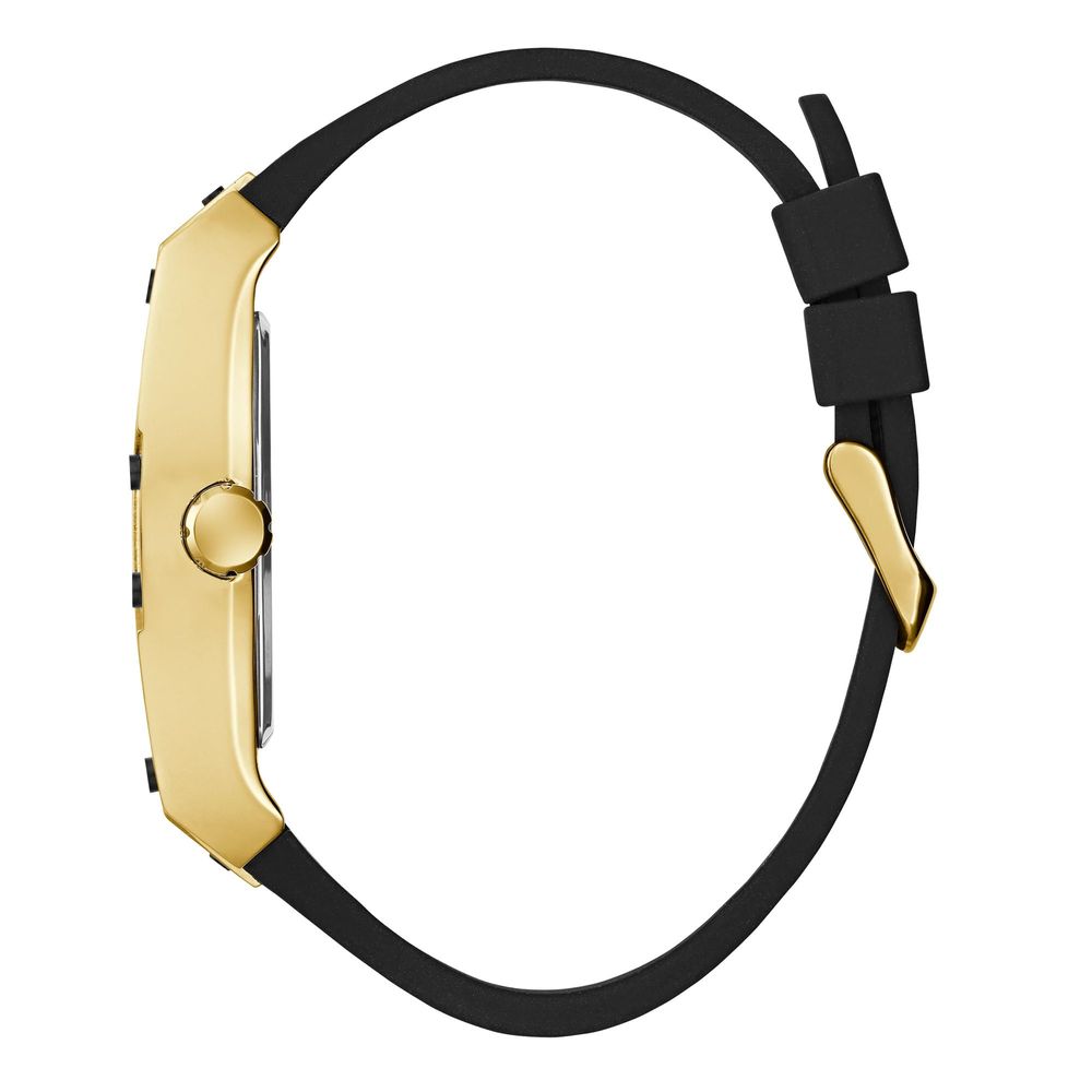 Black Synthetic Dress Watch