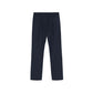 Blue Elastane Casual Pants