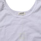 White Cotton Round Neck Sleeveless Tank Top
