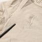 Beige Cotton Lace Detailing Round Neck Top