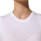 White SleeveLess Crew Neck Tank Blouse Top