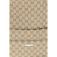 Beige Polyester Shoulder Bag