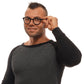 Black Horn Glasses (Frames)