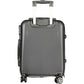 Black Polyurethane Women's Travel Bag