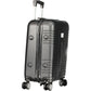 Black Polyurethane Women's Travel Bag