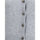 Gray Cashmere Cardigan