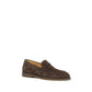 Brown Calf Leather Bos Taurus Slip-On Loafers