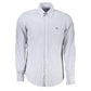 Blue Cotton Men's Shirt
