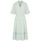 Green Cotton Women Dress