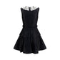 Black Polyester Casual Dress