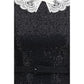 Black Polyester Casual Dress