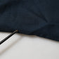 Blue Wool Logo Single Breasted Coat Jacket