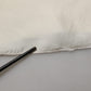Off White Silk Straight Wide Leg Trouser Pants