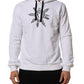 White Sacred Heart Hooded Sweatshirt Sweater