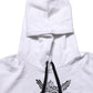 White Sacred Heart Hooded Sweatshirt Sweater