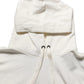 White Logo Hooded PulloverSweatshirt Sweater