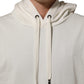 White Logo Hooded PulloverSweatshirt Sweater