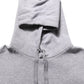 Gray Cotton Logo Hooded Sweatshirt Sweater