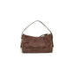Brown Polyester Handbag