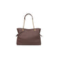 Brown Polyester Handbag